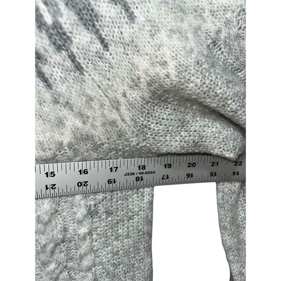 Abercrombie & Fitch Women's Patterned Turtleneck Knit Sweater Small Oversized - Picture 5 of 7